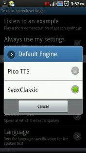 SVOX Classic Text To Speech Engine 3.1.5_E,I. Скриншот 2
