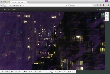 DroidCam – вебкамера из смартфона 6.25. Скриншот 3