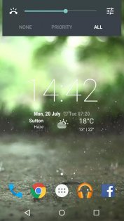 Rain Live Wallpaper 1.6. Скриншот 3