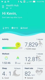 ASUS ZenFit 3.2.2.170904. Скриншот 1