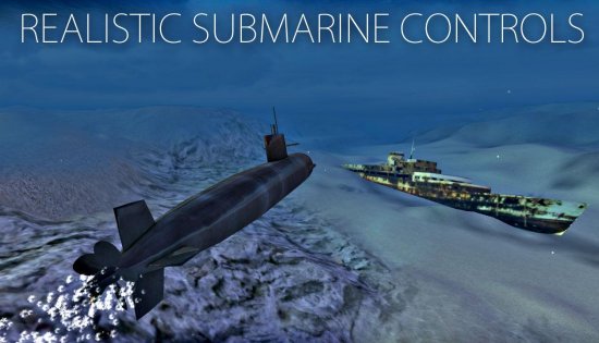 Submarine Simulator 3D 2.3.8. Скриншот 1