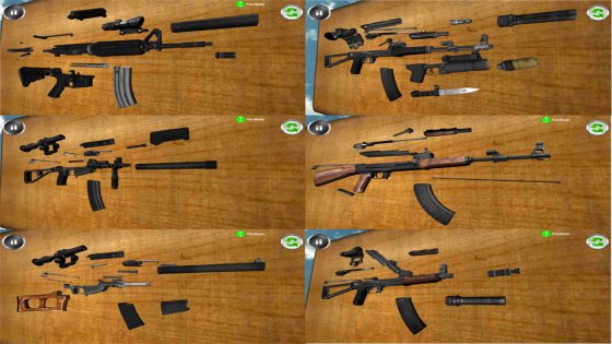 Разборка оружия 3D. Скриншот 4