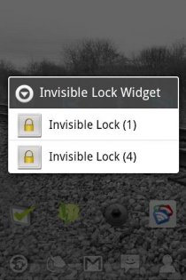 Invisible Lock Widget 2.0. Скриншот 1