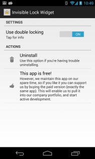 Invisible Lock Widget 2.0. Скриншот 2
