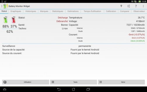 3C Battery Manager 4.9.0c. Скриншот 9