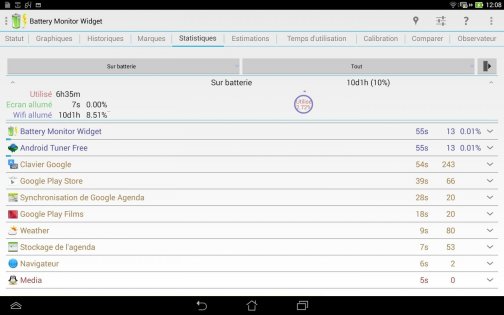 3C Battery Manager 4.9.3a. Скриншот 12