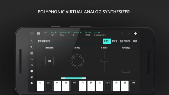 DRC Polyphonic Synthesizer 2.10.0. Скриншот 1