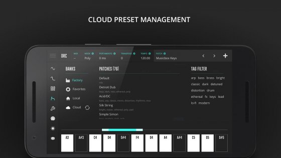 DRC Polyphonic Synthesizer 2.10.0. Скриншот 3