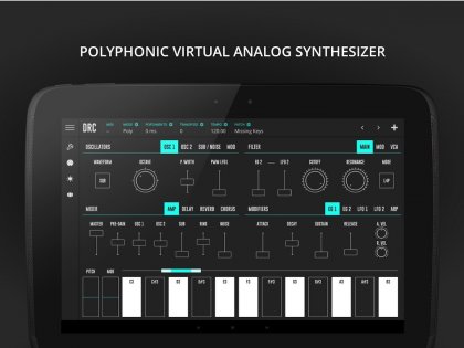 DRC Polyphonic Synthesizer 2.9.3. Скриншот 4
