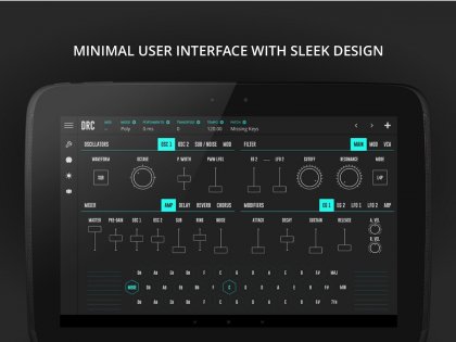 DRC Polyphonic Synthesizer 2.10.0. Скриншот 5