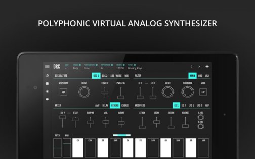 DRC Polyphonic Synthesizer 2.10.0. Скриншот 7