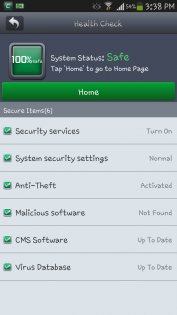 Comodo Mobile Security 2.8.2. Скриншот 4