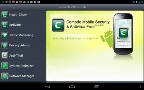 Comodo Mobile Security 2.8.2. Скриншот 10