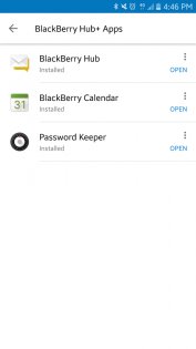 Службы BlackBerry Hub+ 2.2436.2. Скриншот 2