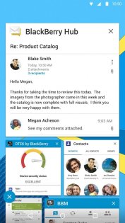 Входящие BlackBerry Hub+ 2.2511.2. Скриншот 3