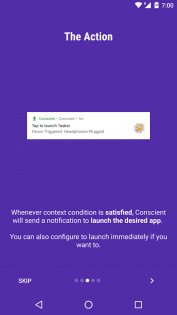 Conscient — Context Aware app 1.1. Скриншот 3