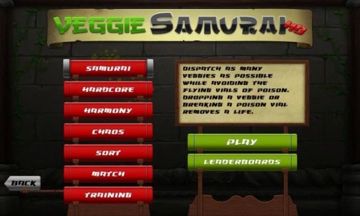 Veggie Samurai 1.0.1. Скриншот 5