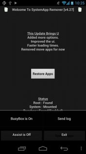SystemApp Remover 4.27. Скриншот 5
