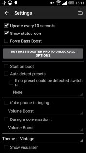Bass Booster 5.0.5. Скриншот 3