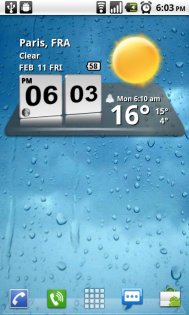 3D Digital Weather Clock 4.2.4. Скриншот 3