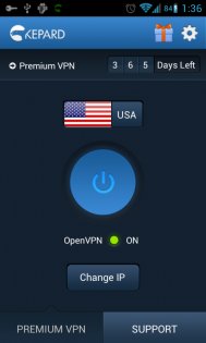 Kepard VPN 2.1.201. Скриншот 3