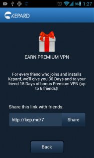 Kepard VPN 2.1.201. Скриншот 4