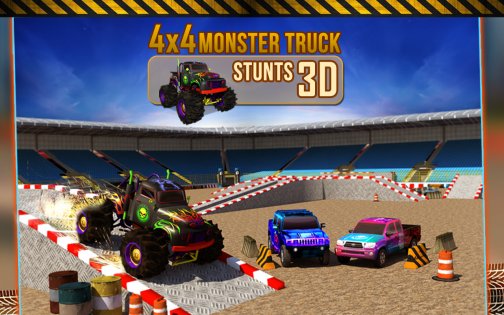 4x4 Monster Truck Stunts 3D 1.8. Скриншот 6