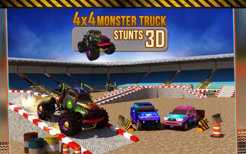 4x4 Monster Truck Stunts 3D 1.8. Скриншот 11
