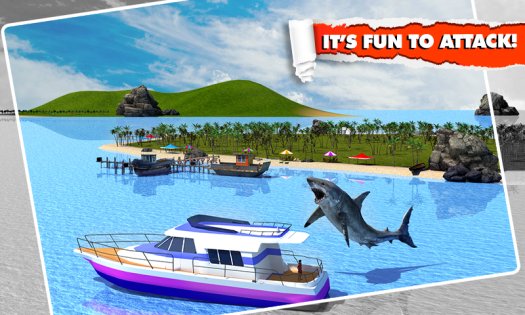 Angry Shark Simulator 3D 1.6. Скриншот 2