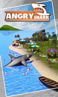 Angry Shark Simulator 3D 1.6. Скриншот 4