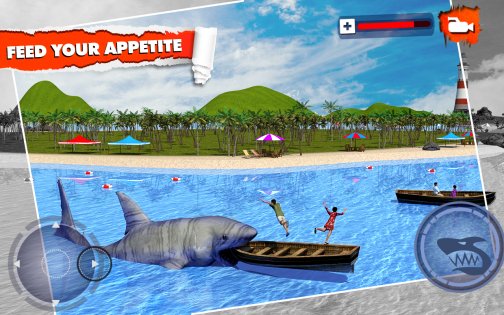 Angry Shark Simulator 3D 1.6. Скриншот 5