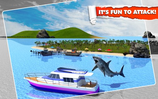 Angry Shark Simulator 3D 1.6. Скриншот 8