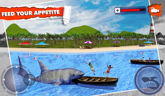 Angry Shark Simulator 3D 1.6. Скриншот 9