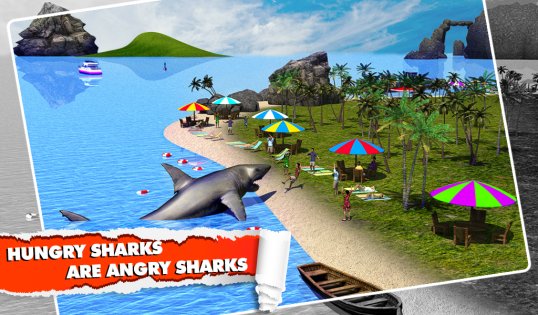 Angry Shark Simulator 3D 1.6. Скриншот 11