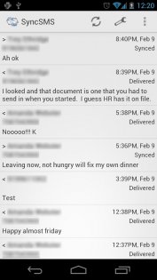 SyncSMS 0.9.3.3. Скриншот 1