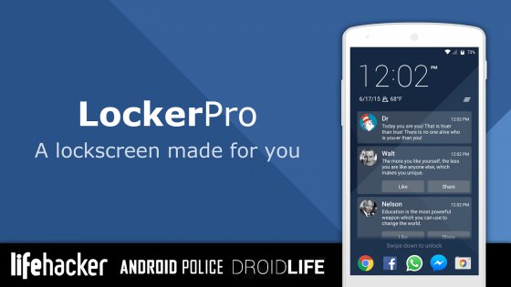 LockerPro Free 1.7.2. Скриншот 1