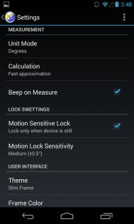 Clinometer 2.4. Скриншот 6