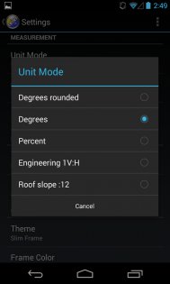 Clinometer 2.4. Скриншот 7