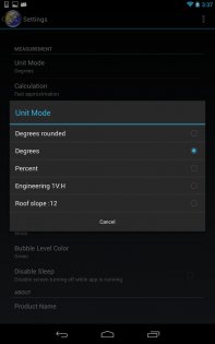 Clinometer 2.4. Скриншот 20