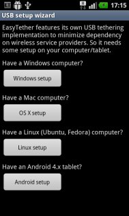 EasyTether 1.1.19. Скриншот 4