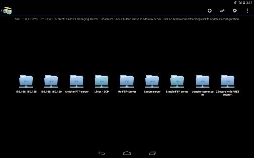 AndFTP 6.4. Скриншот 8