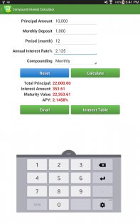 Financial Calculators 3.4.7. Скриншот 13