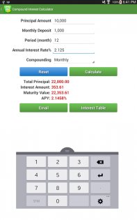 Financial Calculators 3.4.8. Скриншот 13