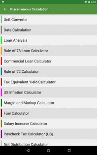 Financial Calculators 3.4.4. Скриншот 23