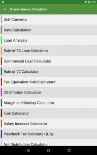 Financial Calculators 3.4.7. Скриншот 23