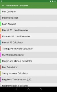 Financial Calculators 3.4.8. Скриншот 23