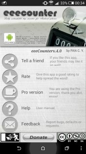eeeCounter 4.0. Скриншот 4