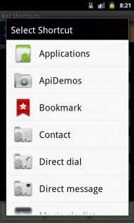 Bar Shortcuts 1.1.6. Скриншот 4