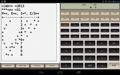 CASIO FX-602P 3.1.3. Скриншот 19