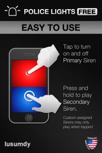 Police Lights Free 4.3.0. Скриншот 3